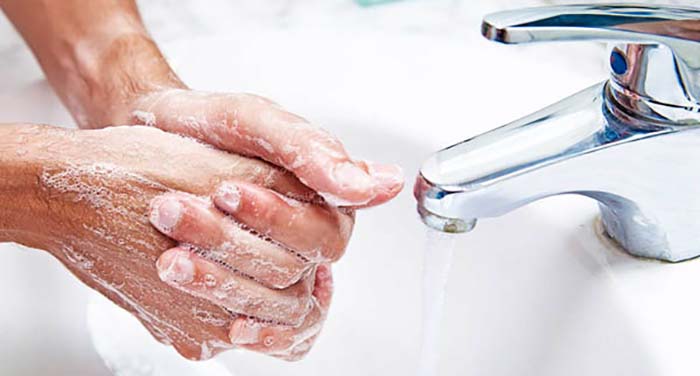 tvätta händer