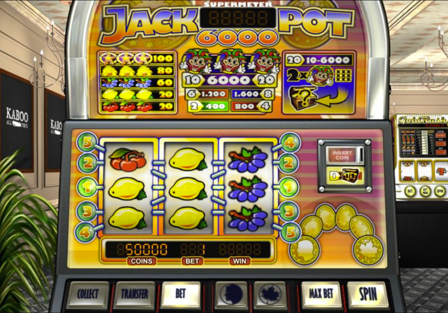 Spilleautomat "Jackpot 6000"